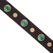 Boho Collar & Lead in Brown - dosh-brownboho1
