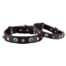 Boho Collar & Lead in Brown - dosh-brownboho1