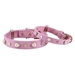Boho Collar & Lead in Pink - dosh-pinkbohoX-W3Z