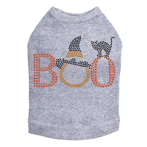 Boo Hat & Cat Dog Tank- Many Colors dog bowls,susan lanci, puppia,wooflink, luxury dog boutique,tonimari,pet clothes, dog clothes, puppy clothes, pet store, dog store, puppy boutique store, dog boutique, pet boutique, puppy boutique, Bloomingtails, dog, small dog clothes, large dog clothes, large dog costumes, small dog costumes, pet stuff, Halloween dog, puppy Halloween, pet Halloween, clothes, dog puppy Halloween, dog sale, pet sale, puppy sale, pet dog tank, pet tank, pet shirt, dog shirt, puppy shirt,puppy tank, I see spot, dog collars, dog leads, pet collar, pet lead,puppy collar, puppy lead, dog toys, pet toys, puppy toy, dog beds, pet beds, puppy bed,  beds,dog mat, pet mat, puppy mat, fab dog pet sweater, dog sweater, dog winter, pet winter,dog raincoat, pet raincoat,
