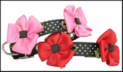 Bow Wow Bows Collection - Diva Daisy Dog Collar wooflink, susan lanci, dog clothes, small dog clothes, urban pup, pooch outfitters, dogo, hip doggie, doggie design, small dog dress, pet clotes, dog boutique. pet boutique, bloomingtails dog boutique, dog raincoat, dog rain coat, pet raincoat, dog shampoo, pet shampoo, dog bathrobe, pet bathrobe, dog carrier, small dog carrier, doggie couture, pet couture, dog football, dog toys, pet toys, dog clothes sale, pet clothes sale, shop local, pet store, dog store, dog chews, pet chews, worthy dog, dog bandana, pet bandana, dog halloween, pet halloween, dog holiday, pet holiday, dog teepee, custom dog clothes, pet pjs, dog pjs, pet pajamas, dog pajamas,dog sweater, pet sweater, dog hat, fabdog, fab dog, dog puffer coat, dog winter jacket, dog col