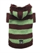 Brown & Green Striped Hooded Sweater - hip-brsweaterX-AEM