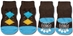 Brown, Yellow & Blue Doggie Socks - HGL-brownX-7AH