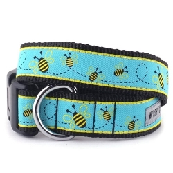 Busy Bees Collar & Lead Collection        wooflink, susan lanci, dog clothes, small dog clothes, urban pup, pooch outfitters, dogo, hip doggie, doggie design, small dog dress, pet clotes, dog boutique. pet boutique, bloomingtails dog boutique, dog raincoat, dog rain coat, pet raincoat, dog shampoo, pet shampoo, dog bathrobe, pet bathrobe, dog carrier, small dog carrier, doggie couture, pet couture, dog football, dog toys, pet toys, dog clothes sale, pet clothes sale, shop local, pet store, dog store, dog chews, pet chews, worthy dog, dog bandana, pet bandana, dog halloween, pet halloween, dog holiday, pet holiday, dog teepee, custom dog clothes, pet pjs, dog pjs, pet pajamas, dog pajamas,dog sweater, pet sweater, dog hat, fabdog, fab dog, dog puffer coat, dog winter jacket, dog col