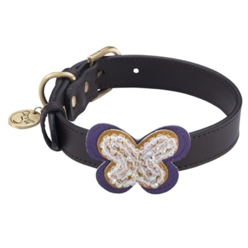 Butterfly Collar & Lead Collection-Brown wooflink, susan lanci, dog clothes, small dog clothes, urban pup, pooch outfitters, dogo, hip doggie, doggie design, small dog dress, pet clotes, dog boutique. pet boutique, bloomingtails dog boutique, dog raincoat, dog rain coat, pet raincoat, dog shampoo, pet shampoo, dog bathrobe, pet bathrobe, dog carrier, small dog carrier, doggie couture, pet couture, dog football, dog toys, pet toys, dog clothes sale, pet clothes sale, shop local, pet store, dog store, dog chews, pet chews, worthy dog, dog bandana, pet bandana, dog halloween, pet halloween, dog holiday, pet holiday, dog teepee, custom dog clothes, pet pjs, dog pjs, pet pajamas, dog pajamas,dog sweater, pet sweater, dog hat, fabdog, fab dog, dog puffer coat, dog winter jacket, dog col