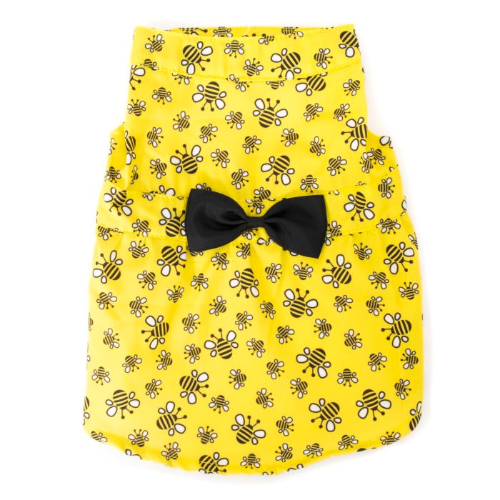 Bzzz! Dress  Roxy & Lulu, wooflink, susan lanci, dog clothes, small dog clothes, urban pup, pooch outfitters, dogo, hip doggie, doggie design, small dog dress, pet clotes, dog boutique. pet boutique, bloomingtails dog boutique, dog raincoat, dog rain coat, pet raincoat, dog shampoo, pet shampoo, dog bathrobe, pet bathrobe, dog carrier, small dog carrier, doggie couture, pet couture, dog football, dog toys, pet toys, dog clothes sale, pet clothes sale, shop local, pet store, dog store, dog chews, pet chews, worthy dog, dog bandana, pet bandana, dog halloween, pet halloween, dog holiday, pet holiday, dog teepee, custom dog clothes, pet pjs, dog pjs, pet pajamas, dog pajamas,dog sweater, pet sweater, dog hat, fabdog, fab dog, dog puffer coat, dog winter ja