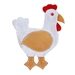 Calico Chicken - Country Tails Dog Toy  - doog-chicken-toyC-QGL