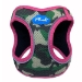 Camo/Pink Plush Step In Dog Harness Vest  - pl-pinkcamo-vest2-3BM