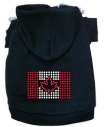 Canadian Flag Rhinestone Dog Hoodie in Many Colors  dog coat, pet coat, dog winter coat, pet winter coat, fashion coat, dog tweed, dig handmade, pet tweed, small dog coat, small pet coat,dog harness, pet harness, dog, pet, dog boutique, pet boutique, sale dogs, pet sale, dog store, pet store, doggie couture, bloomingtails dog boutique, new dog designs, new pet design, chanel harness, chanel pet harness, chanel dog harness, dog spring designs, harness sale, harness clearance, hello doggie