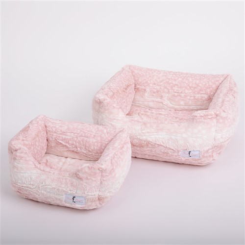 Cashmere Bed in Pink Fawn by Hello Doggie Roxy & Lulu, wooflink, susan lanci, dog clothes, small dog clothes, urban pup, pooch outfitters, dogo, hip doggie, doggie design, small dog dress, pet clotes, dog boutique. pet boutique, bloomingtails dog boutique, dog raincoat, dog rain coat, pet raincoat, dog shampoo, pet shampoo, dog bathrobe, pet bathrobe, dog carrier, small dog carrier, doggie couture, pet couture, dog football, dog toys, pet toys, dog clothes sale, pet clothes sale, shop local, pet store, dog store, dog chews, pet chews, worthy dog, dog bandana, pet bandana, dog halloween, pet halloween, dog holiday, pet holiday, dog teepee, custom dog clothes, pet pjs, dog pjs, pet pajamas, dog pajamas,dog sweater, pet sweater, dog hat, fabdog, fab dog, dog puffer coat, dog winter ja