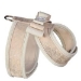 Champagne Really Big Bow Tinkie Harness with Doe Trim  - sl-glitztrimcham