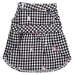 Checkered Santa Hats Dog Dress - wd-santa-dress