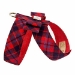 Chestnut Scotty Plaid Big Bow Tinkie Harness - sl-scottychesttink