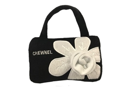 Chewnel Fleur Blanche Purse Plush Dog Toy   wooflink, susan lanci, dog clothes, small dog clothes, urban pup, pooch outfitters, dogo, hip doggie, doggie design, small dog dress, pet clotes, dog boutique. pet boutique, bloomingtails dog boutique, dog raincoat, dog rain coat, pet raincoat, dog shampoo, pet shampoo, dog bathrobe, pet bathrobe, dog carrier, small dog carrier, doggie couture, pet couture, dog football, dog toys, pet toys, dog clothes sale, pet clothes sale, shop local, pet store, dog store, dog chews, pet chews, worthy dog, dog bandana, pet bandana, dog halloween, pet halloween, dog holiday, pet holiday, dog teepee, custom dog clothes, pet pjs, dog pjs, pet pajamas, dog pajamas,dog sweater, pet sweater, dog hat, fabdog, fab dog, dog puffer coat, dog winter jacket, dog col