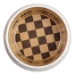 Chewy Vuiton  Checkered Dog Bowl  - hdd-chewyvuitonbowlcheck