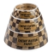 Chewy Vuiton  Checkered Dog Bowl  - hdd-chewyvuitonbowlcheck