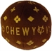 Chewy Vuiton Ball Dog Toy - ddd-chewball