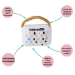 Chewy Vuiton Purse Dog Toy in White  - hdd-whitepurse-toy