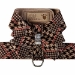 Chocolate Glen Houndstooth Nouveau Bow Tinkie Harness - sl-chocoglennouveauchoco