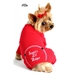 Christmas Red "Santa's Lil' Helper" Embroidered Pajamas - dogdes-redpj