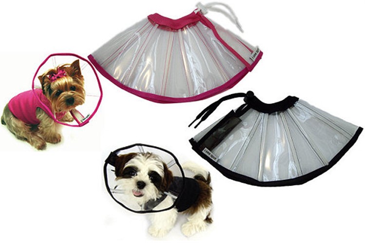 Dog Cone Collar for Surgery with Hook & Loop-Protective Collar for Wound Healing Lulu Home Pet Recovery Collar
