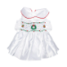 Collectors Edition - Dreamy White Christmas Hand Smocked Dress   - on-dreamywhite