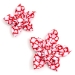 Colorblock Hearts Red Flower    - wd-colorblockheartsred