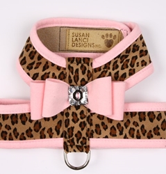 Contrasting Color Tinkie Cheetah Dog Harness by Susan Lanci in Many Colors wooflink, susan lanci, dog clothes, small dog clothes, urban pup, pooch outfitters, dogo, hip doggie, doggie design, small dog dress, pet clotes, dog boutique. pet boutique, bloomingtails dog boutique, dog raincoat, dog rain coat, pet raincoat, dog shampoo, pet shampoo, dog bathrobe, pet bathrobe, dog carrier, small dog carrier, doggie couture, pet couture, dog football, dog toys, pet toys, dog clothes sale, pet clothes sale, shop local, pet store, dog store, dog chews, pet chews, worthy dog, dog bandana, pet bandana, dog halloween, pet halloween, dog holiday, pet holiday, dog teepee, custom dog clothes, pet pjs, dog pjs, pet pajamas, dog pajamas,dog sweater, pet sweater, dog hat, fabdog, fab dog, dog puffer coat, dog winter jacket, dog col