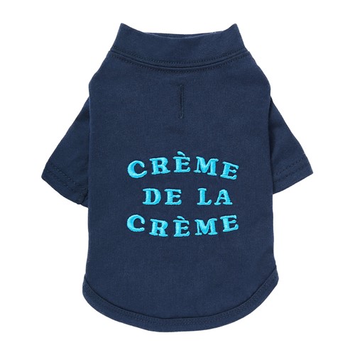 Creme de la Creme - Dog T-Shirt  wooflink, susan lanci, dog clothes, small dog clothes, urban pup, pooch outfitters, dogo, hip doggie, doggie design, small dog dress, pet clotes, dog boutique. pet boutique, bloomingtails dog boutique, dog raincoat, dog rain coat, pet raincoat, dog shampoo, pet shampoo, dog bathrobe, pet bathrobe, dog carrier, small dog carrier, doggie couture, pet couture, dog football, dog toys, pet toys, dog clothes sale, pet clothes sale, shop local, pet store, dog store, dog chews, pet chews, worthy dog, dog bandana, pet bandana, dog halloween, pet halloween, dog holiday, pet holiday, dog teepee, custom dog clothes, pet pjs, dog pjs, pet pajamas, dog pajamas,dog sweater, pet sweater, dog hat, fabdog, fab dog, dog puffer coat, dog winter jacket, dog col