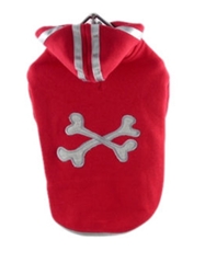 Crossbones Dog Hoodie - Inventory Clearance wooflink, susan lanci, dog clothes, small dog clothes, urban pup, pooch outfitters, dogo, hip doggie, doggie design, small dog dress, pet clotes, dog boutique. pet boutique, bloomingtails dog boutique, dog raincoat, dog rain coat, pet raincoat, dog shampoo, pet shampoo, dog bathrobe, pet bathrobe, dog carrier, small dog carrier, doggie couture, pet couture, dog football, dog toys, pet toys, dog clothes sale, pet clothes sale, shop local, pet store, dog store, dog chews, pet chews, worthy dog, dog bandana, pet bandana, dog halloween, pet halloween, dog holiday, pet holiday, dog teepee, custom dog clothes, pet pjs, dog pjs, pet pajamas, dog pajamas,dog sweater, pet sweater, dog hat, fabdog, fab dog, dog puffer coat, dog winter jacket, dog col
