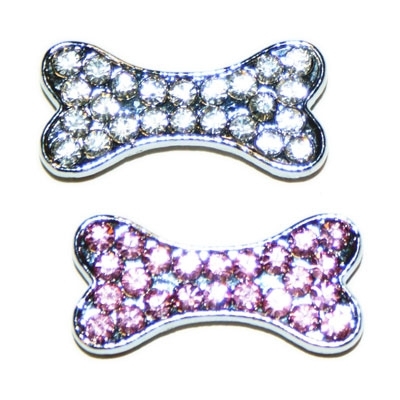 Czech Crystals Bone Slider Charm wooflink, susan lanci, dog clothes, small dog clothes, urban pup, pooch outfitters, dogo, hip doggie, doggie design, small dog dress, pet clotes, dog boutique. pet boutique, bloomingtails dog boutique, dog raincoat, dog rain coat, pet raincoat, dog shampoo, pet shampoo, dog bathrobe, pet bathrobe, dog carrier, small dog carrier, doggie couture, pet couture, dog football, dog toys, pet toys, dog clothes sale, pet clothes sale, shop local, pet store, dog store, dog chews, pet chews, worthy dog, dog bandana, pet bandana, dog halloween, pet halloween, dog holiday, pet holiday, dog teepee, custom dog clothes, pet pjs, dog pjs, pet pajamas, dog pajamas,dog sweater, pet sweater, dog hat, fabdog, fab dog, dog puffer coat, dog winter jacket, dog col