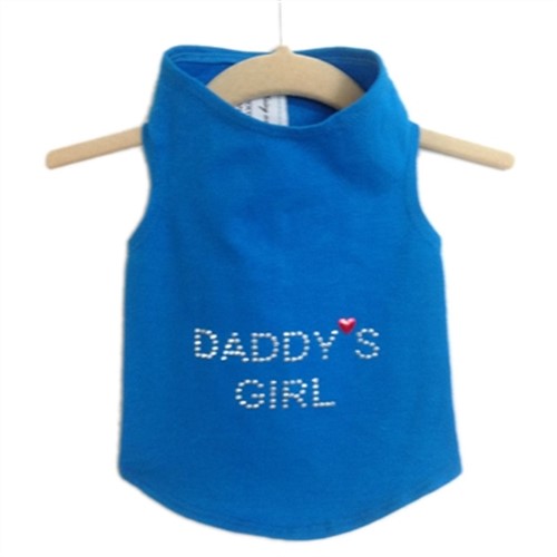 Daddys Girl Dog Tank in Many Colors wooflink, susan lanci, dog clothes, small dog clothes, urban pup, pooch outfitters, dogo, hip doggie, doggie design, small dog dress, pet clotes, dog boutique. pet boutique, bloomingtails dog boutique, dog raincoat, dog rain coat, pet raincoat, dog shampoo, pet shampoo, dog bathrobe, pet bathrobe, dog carrier, small dog carrier, doggie couture, pet couture, dog football, dog toys, pet toys, dog clothes sale, pet clothes sale, shop local, pet store, dog store, dog chews, pet chews, worthy dog, dog bandana, pet bandana, dog halloween, pet halloween, dog holiday, pet holiday, dog teepee, custom dog clothes, pet pjs, dog pjs, pet pajamas, dog pajamas,dog sweater, pet sweater, dog hat, fabdog, fab dog, dog puffer coat, dog winter jacket, dog col