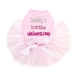 Daddy's Little Valentine Dog Tutu in Many Colors - dic-dadvalentine