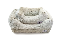 Deluxe Dog Bed in Pearl Leopard Roxy & Lulu, wooflink, susan lanci, dog clothes, small dog clothes, urban pup, pooch outfitters, dogo, hip doggie, doggie design, small dog dress, pet clotes, dog boutique. pet boutique, bloomingtails dog boutique, dog raincoat, dog rain coat, pet raincoat, dog shampoo, pet shampoo, dog bathrobe, pet bathrobe, dog carrier, small dog carrier, doggie couture, pet couture, dog football, dog toys, pet toys, dog clothes sale, pet clothes sale, shop local, pet store, dog store, dog chews, pet chews, worthy dog, dog bandana, pet bandana, dog halloween, pet halloween, dog holiday, pet holiday, dog teepee, custom dog clothes, pet pjs, dog pjs, pet pajamas, dog pajamas,dog sweater, pet sweater, dog hat, fabdog, fab dog, dog puffer coat, dog winter ja