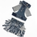 Denim with Fringe Skirt  - dic-denimfringe