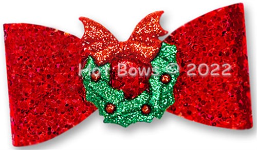 Dog Bows - Glitter Wreath Roxy & Lulu, wooflink, susan lanci, dog clothes, small dog clothes, urban pup, pooch outfitters, dogo, hip doggie, doggie design, small dog dress, pet clotes, dog boutique. pet boutique, bloomingtails dog boutique, dog raincoat, dog rain coat, pet raincoat, dog shampoo, pet shampoo, dog bathrobe, pet bathrobe, dog carrier, small dog carrier, doggie couture, pet couture, dog football, dog toys, pet toys, dog clothes sale, pet clothes sale, shop local, pet store, dog store, dog chews, pet chews, worthy dog, dog bandana, pet bandana, dog halloween, pet halloween, dog holiday, pet holiday, dog teepee, custom dog clothes, pet pjs, dog pjs, pet pajamas, dog pajamas,dog sweater, pet sweater, dog hat, fabdog, fab dog, dog puffer coat, dog winter ja