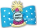 Dog Bows - Happy Birthday - hb-birthdayL-2CE