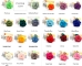 Dog Collar Rose Flower  in 24 Colors  - mg-rosemimi