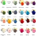Dog Collar Rose Flower  in 24 Colors  - mg-rosemimi