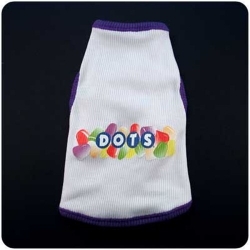 Dots Candy  Dog Tank Top wooflink, susan lanci, dog clothes, small dog clothes, urban pup, pooch outfitters, dogo, hip doggie, doggie design, small dog dress, pet clotes, dog boutique. pet boutique, bloomingtails dog boutique, dog raincoat, dog rain coat, pet raincoat, dog shampoo, pet shampoo, dog bathrobe, pet bathrobe, dog carrier, small dog carrier, doggie couture, pet couture, dog football, dog toys, pet toys, dog clothes sale, pet clothes sale, shop local, pet store, dog store, dog chews, pet chews, worthy dog, dog bandana, pet bandana, dog halloween, pet halloween, dog holiday, pet holiday, dog teepee, custom dog clothes, pet pjs, dog pjs, pet pajamas, dog pajamas,dog sweater, pet sweater, dog hat, fabdog, fab dog, dog puffer coat, dog winter jacket, dog col
