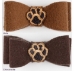 Embroidered Paws Hair Bow by Susan Lanci -Many Colors - sl-cherrieshair-clone1