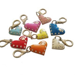 Enamel Heart Charms wooflink, susan lanci, dog clothes, small dog clothes, urban pup, pooch outfitters, dogo, hip doggie, doggie design, small dog dress, pet clotes, dog boutique. pet boutique, bloomingtails dog boutique, dog raincoat, dog rain coat, pet raincoat, dog shampoo, pet shampoo, dog bathrobe, pet bathrobe, dog carrier, small dog carrier, doggie couture, pet couture, dog football, dog toys, pet toys, dog clothes sale, pet clothes sale, shop local, pet store, dog store, dog chews, pet chews, worthy dog, dog bandana, pet bandana, dog halloween, pet halloween, dog holiday, pet holiday, dog teepee, custom dog clothes, pet pjs, dog pjs, pet pajamas, dog pajamas,dog sweater, pet sweater, dog hat, fabdog, fab dog, dog puffer coat, dog winter jacket, dog col