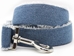 Extra Wide Blue Jean Baby Dog Collar-Personalizable   - diva-bjbaby