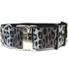 Extra Wide Midnight Leopard Dog Collar-Personalizable  - diva-boholarge-clone1