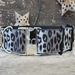 Extra Wide Midnight Leopard Dog Collar-Personalizable  - diva-boholarge-clone1