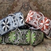 Extra Wide Pinwheel Collection Dog Collar-Personalizable -6 Choices - diva-pinwheel