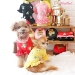 Floral Embroidery Mini Dress by Wooflink - wf-floralmini