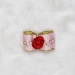 Flower Hair Bow in 5 Colors - hd-flowerbowL-WB1