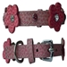 Flower Leather Collar - Pink Leather - ccc-flrlthr-pkX-ZU7