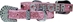 Foxy Glitz Two Tier Dog Collar and Matching Lead - ccc-glitztwotier-collarB-V1H
